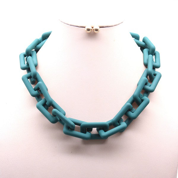 MATT CHAIN NECKLACE SET