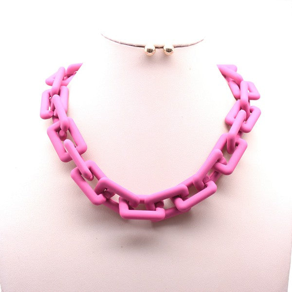 MATT CHAIN NECKLACE SET