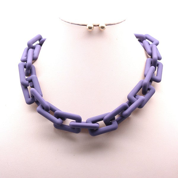MATT CHAIN NECKLACE SET