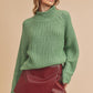AEMI & Co. Luxe Turtleneck Knit Sweater- Adelaide Sweater