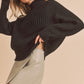 AEMI & Co. Luxe Turtleneck Knit Sweater- Adelaide Sweater