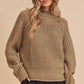 AEMI & Co. Luxe Turtleneck Knit Sweater- Adelaide Sweater