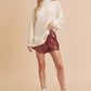 AEMI & Co. Mock Neck Long-sleeves Pullover Sweater - Tamia Sweater