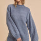 AEMI & Co. Mock Neck Long-sleeves Pullover Sweater - Tamia Sweater