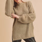 AEMI & Co. Mock Neck Long-sleeves Pullover Sweater - Tamia Sweater