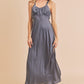 AEMI & Co. Elegant Backless Dress with High Side Split - Mae Dress