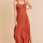AEMI & Co. Elegant Backless Dress with High Side Split - Mae Dress