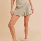 AEMI & Co. Mini Vegan Leather Skort - Merima Vegan Skort