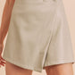 AEMI & Co. Mini Vegan Leather Skort - Merima Vegan Skort