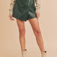 AEMI & Co. Mini Vegan Leather Skort - Merima Vegan Skort