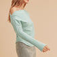 AEMI & Co. Off-the-shoulders Long Sleeves Thermal Top - Lula Thermal Top