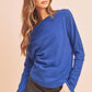 AEMI & Co. Off-the-shoulders Long Sleeves Thermal Top - Lula Thermal Top
