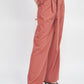 ASYMMETRICAL LONG BELT TROUSERS