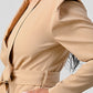 ATHINA Belter Khaki Business Casual Blazer Romper