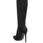 RAG & Co. Tinkles Quilted High Heeled Calf Boots