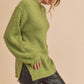 AEMI & Co. Mock Neck Long-sleeves Pullover Sweater - Tamia Sweater