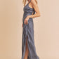 AEMI & Co. Elegant Backless Dress with High Side Split - Mae Dress
