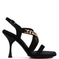 RAG & Co. DOMEDA Metal Chain Mid Heel Sandal