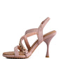 RAG & Co. DOMEDA Metal Chain Mid Heel Sandal