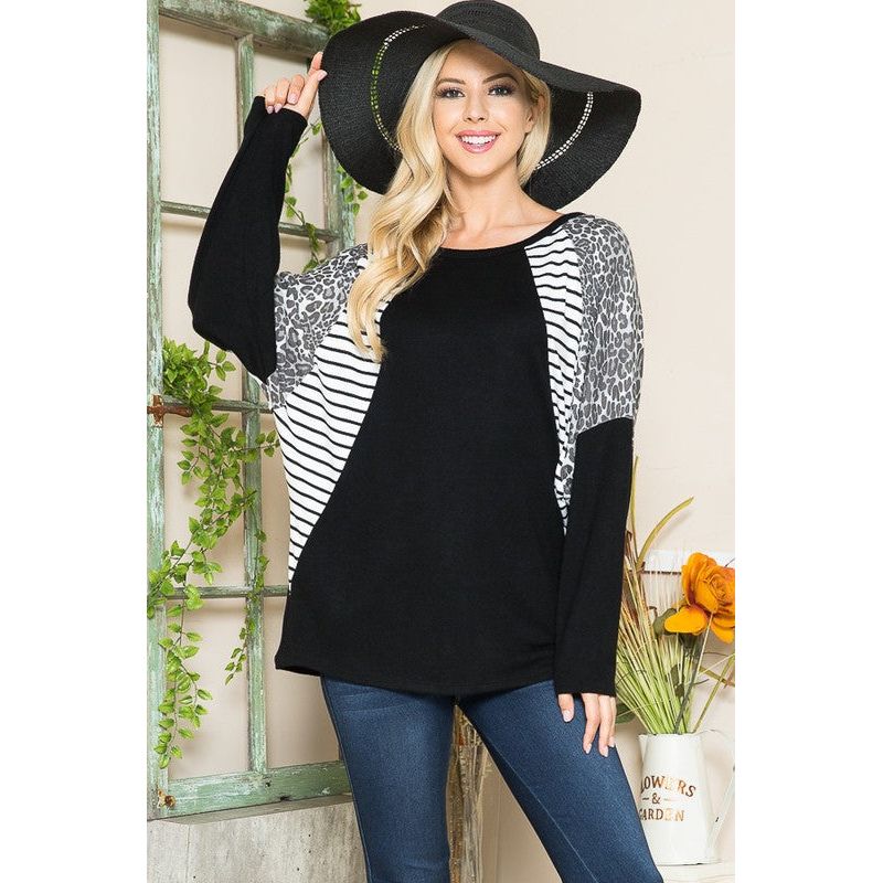 ORANGE FARM CLOTHING Oversized Dolman Sleeve Pullover