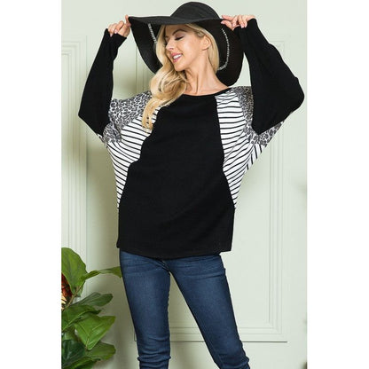 ORANGE FARM CLOTHING Oversized Dolman Sleeve Pullover