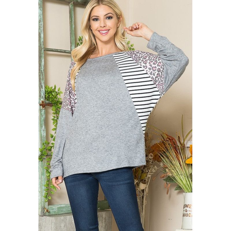 ORANGE FARM CLOTHING Oversized Dolman Sleeve Pullover