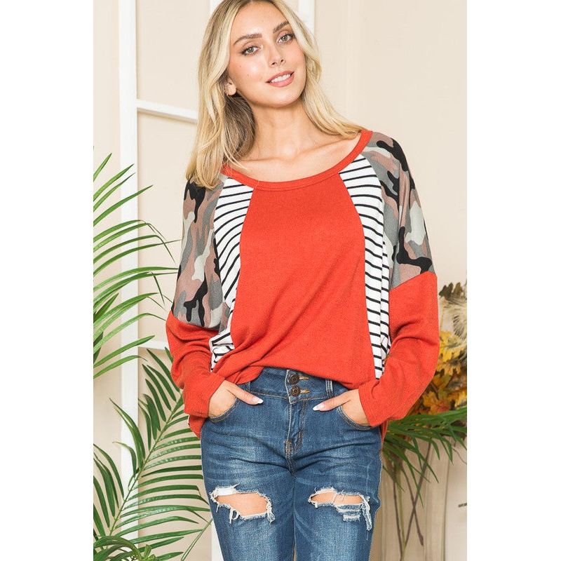 ORANGE FARM CLOTHING Oversized Dolman Sleeve Pullover