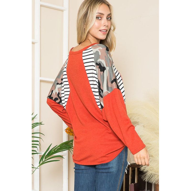 ORANGE FARM CLOTHING Oversized Dolman Sleeve Pullover