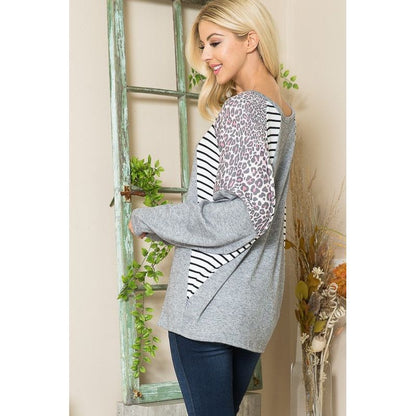 ORANGE FARM CLOTHING Oversized Dolman Sleeve Pullover