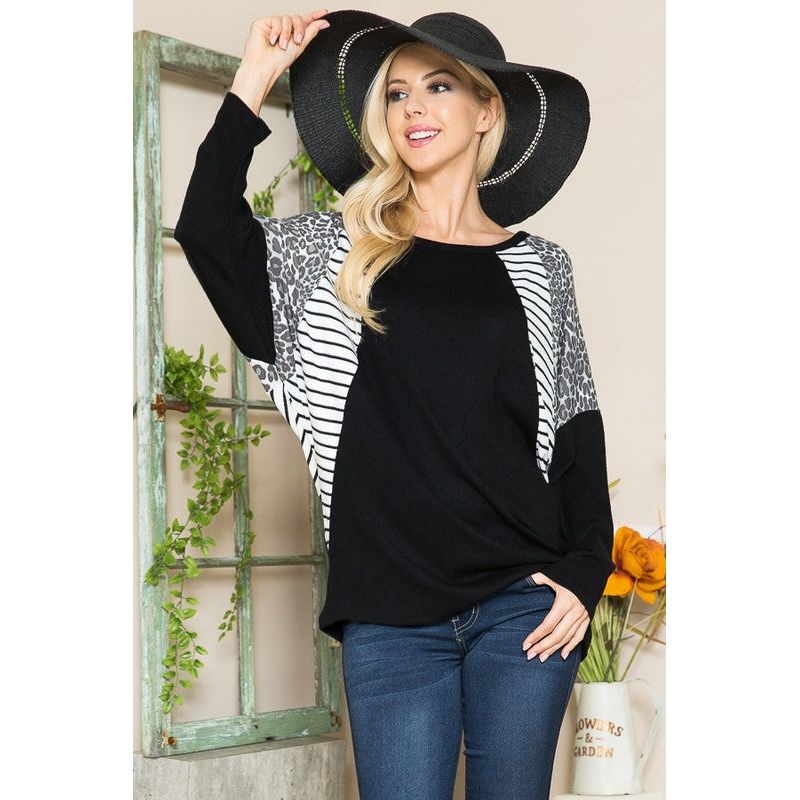 ORANGE FARM CLOTHING Oversized Dolman Sleeve Pullover