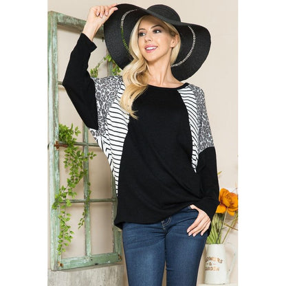 ORANGE FARM CLOTHING Oversized Dolman Sleeve Pullover