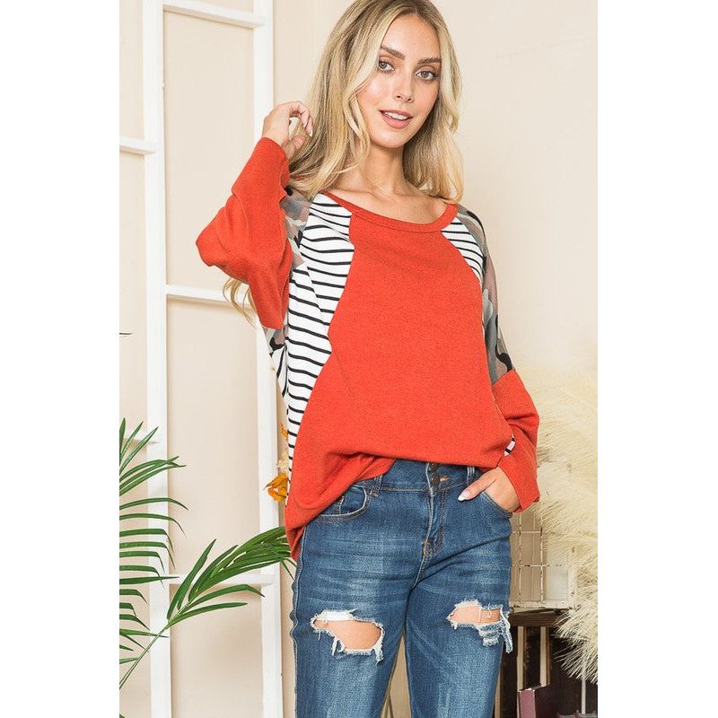 ORANGE FARM CLOTHING Oversized Dolman Sleeve Pullover