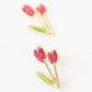 LOVODA Women's Tulip Post Earrings