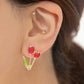 LOVODA Women's Tulip Post Earrings
