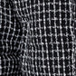 LE LIS Tweed Crop Puffer Coat Jacket