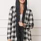 EG FASHION Buffalo Plaid Hooded Cardigan (only Cardi)