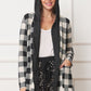EG FASHION Buffalo Plaid Hooded Cardigan (only Cardi)
