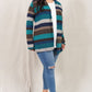EG FASHION Stripe Elbow Patch Cardigan