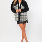 LE LIS Twill & Tweed Mix Shacket
