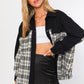 LE LIS Twill & Tweed Mix Shacket
