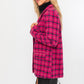 LE LIS Pink Single Button Blazer Coat