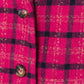 LE LIS Pink Single Button Blazer Coat