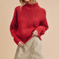 AEMI & Co. Luxe Turtleneck Knit Sweater- Adelaide Sweater