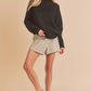 AEMI & Co. Luxe Turtleneck Knit Sweater- Adelaide Sweater