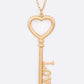 LOVE Key Pendant Necklace