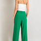 EESOME Classic Pleated Straight Leg Pants