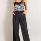 EESOME Classic Pleated Straight Leg Pants
