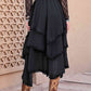 CLAUDIA G Tasha Tiered Midi Skirt