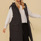TIMING Hooded Oversized Vest Winter Jacket