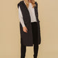 TIMING Hooded Oversized Vest Winter Jacket